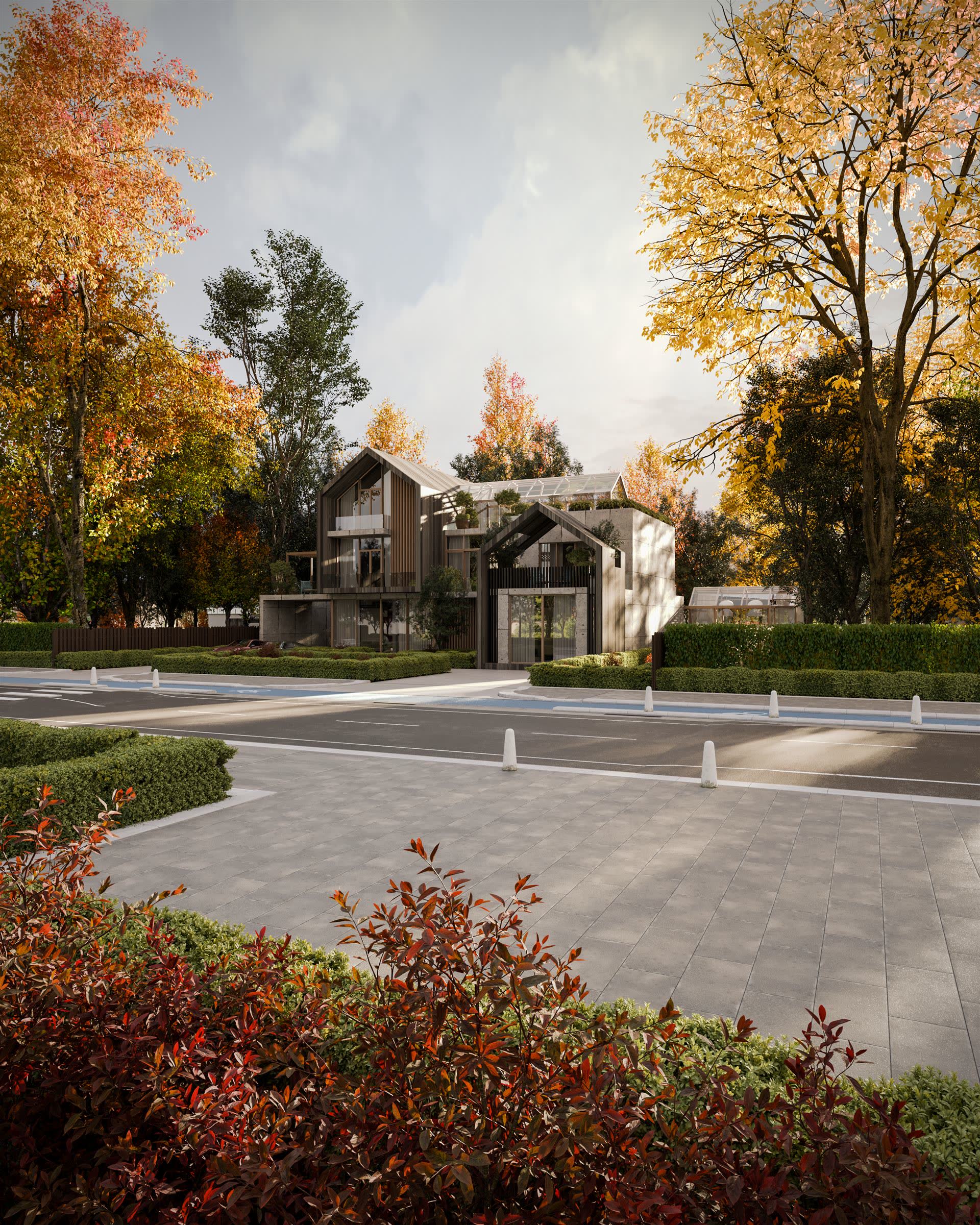 Modern Gabled Residence